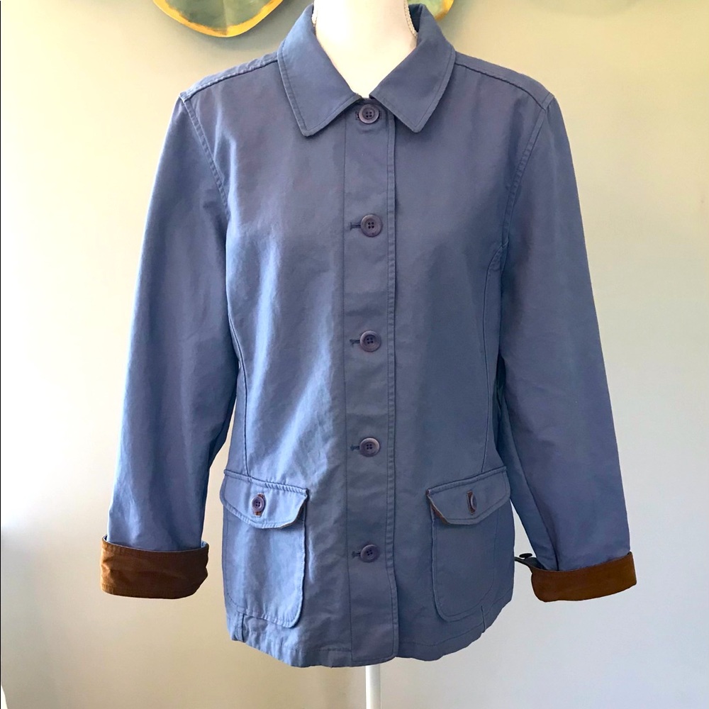 Lands End NWOT Canvas/Corduroy Utility Coat